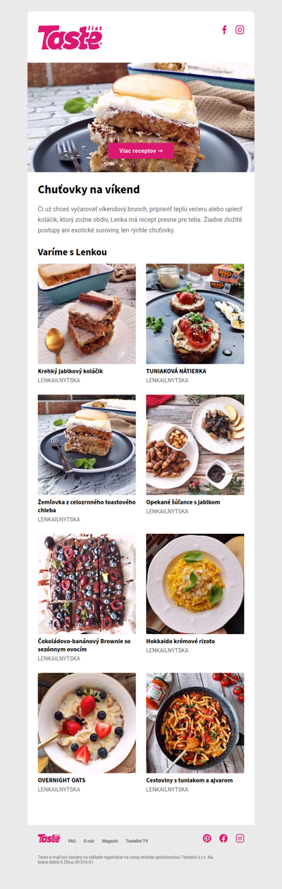 Chuť na niečo dobré? Máme recept presne pre teba