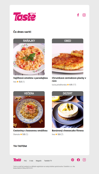 Naštartuj ešte dnes zmenu v jedálničku