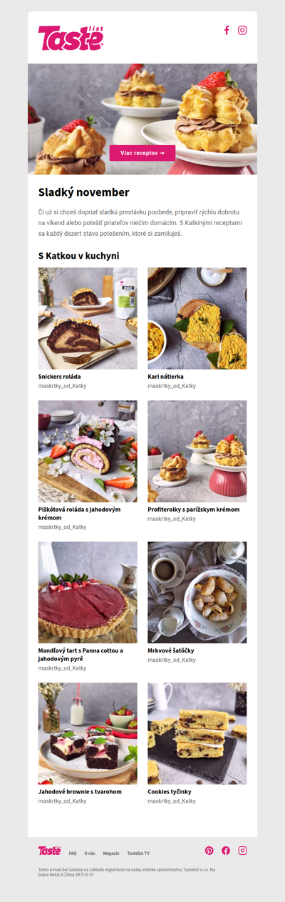 Profiterolky s parížskym krémom