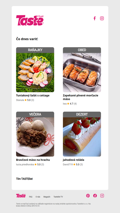 Naštartuj ešte dnes zmenu v jedálničku