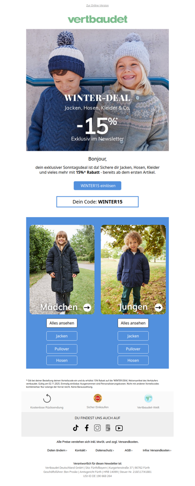 Exklusiver Winter-Deal ❄️