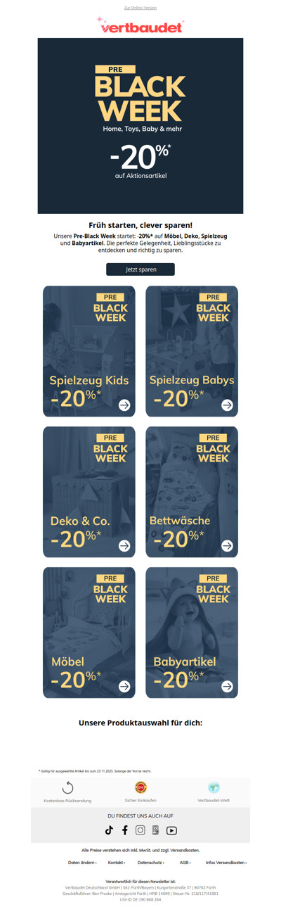 Pre Black Week startet jetzt⚡