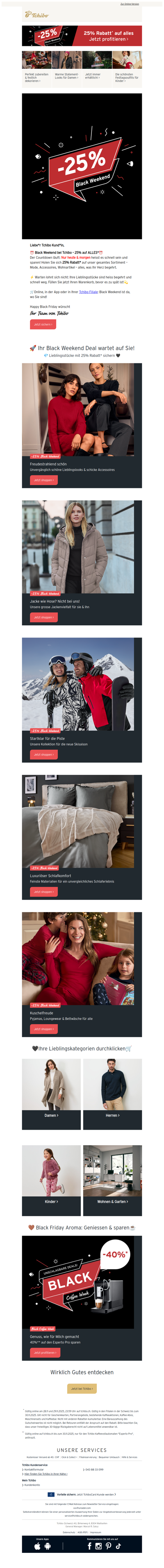🔥25% Rabatt* auf ALLES ⚡️Hello BLACK FRIDAY🖤
