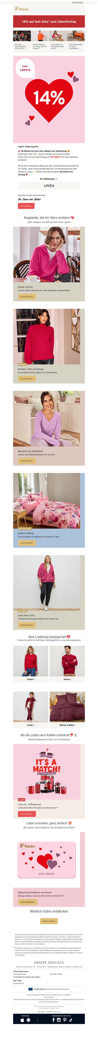 🌹Valentinstag Special: 14% Rabatt* 💌