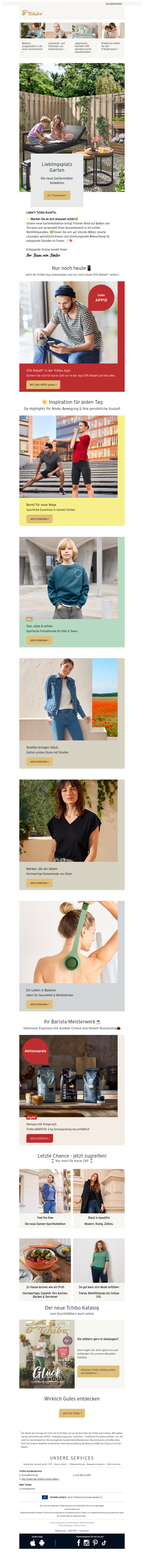 12% Rabatt* in der App & Garten-Highlights🌿