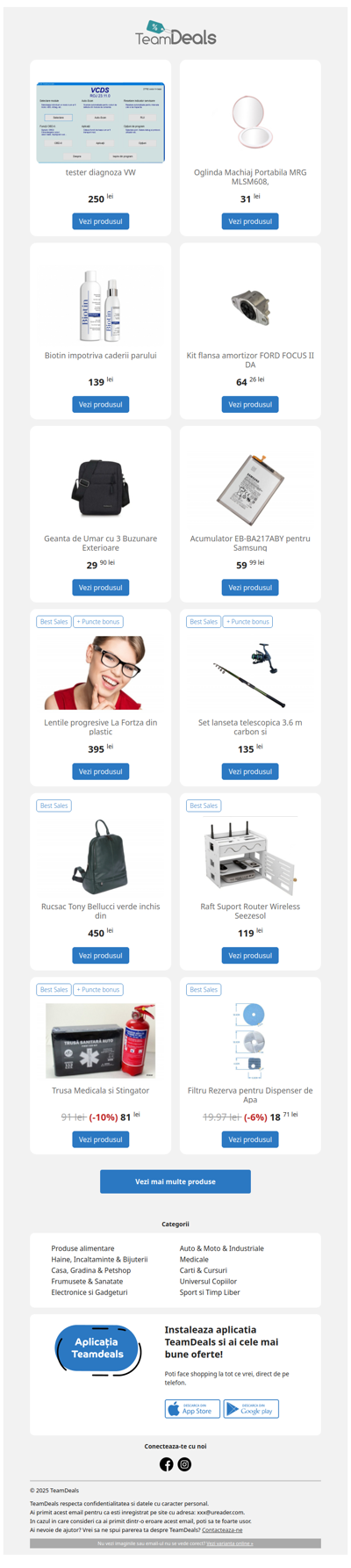 Fii la curent cu cele mai noi oferte