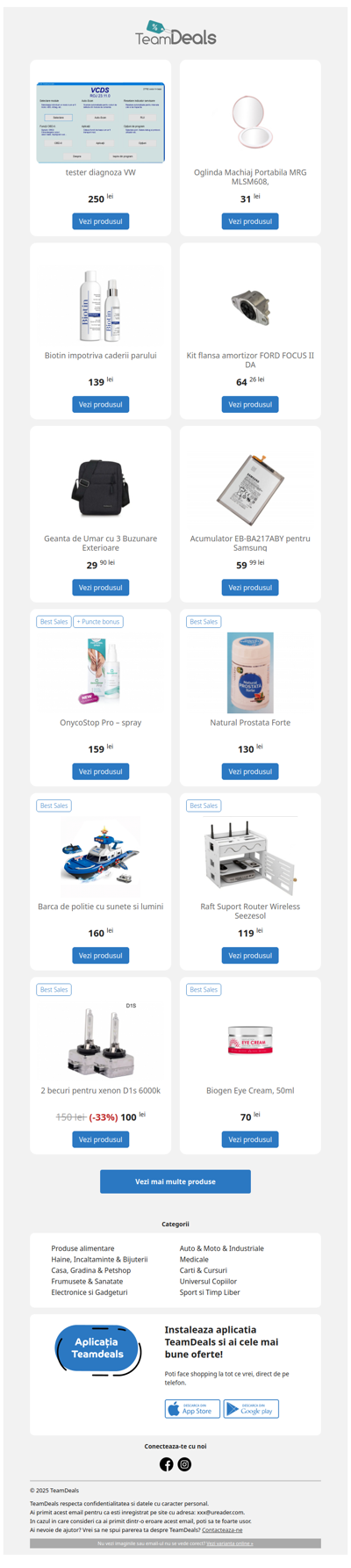 Fii la curent cu cele mai noi oferte