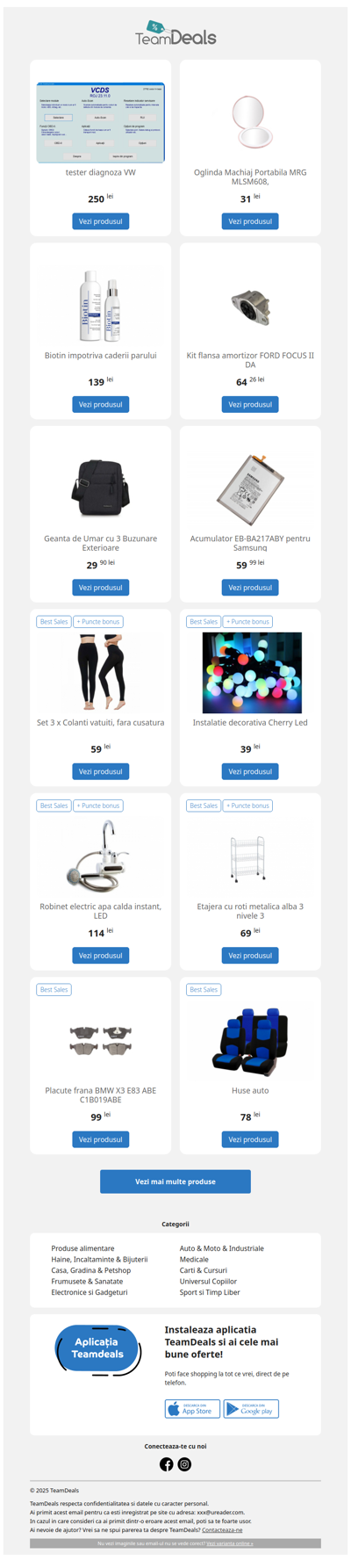 Fii la curent cu cele mai noi oferte