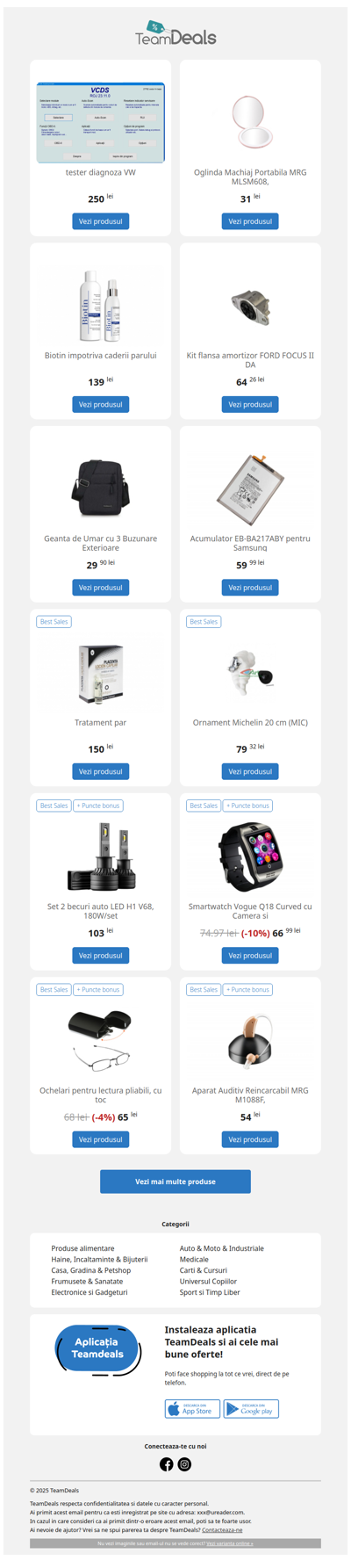 Fii la curent cu cele mai noi oferte