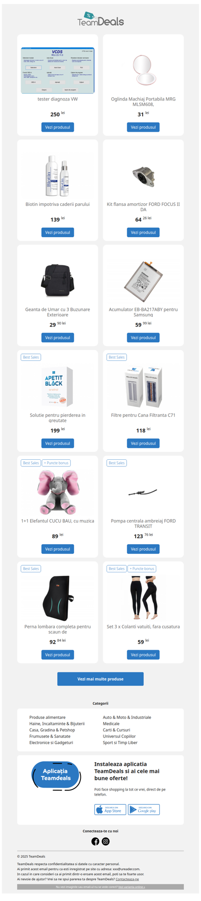 Fii la curent cu cele mai noi oferte