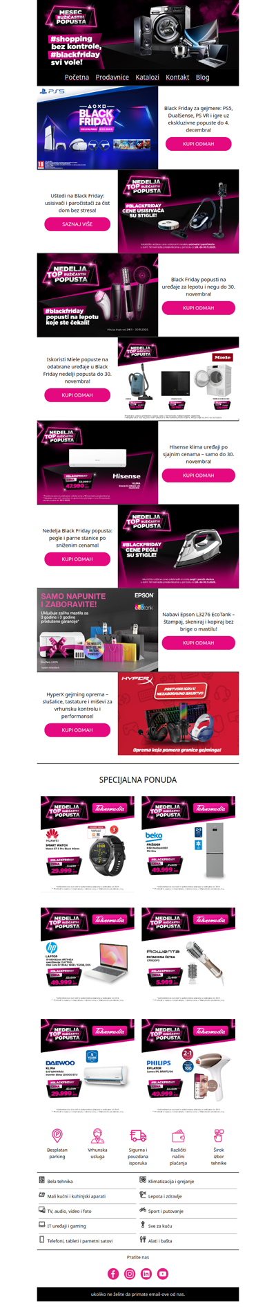 ⏳ Black Friday finiš – poslednji dani ružičastih popusta! 💥