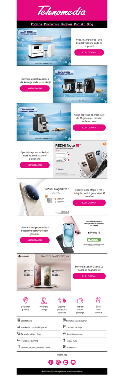 Kako da januar iskoristiš pametno? 📌 Uz aktuelne popuste! 🛒