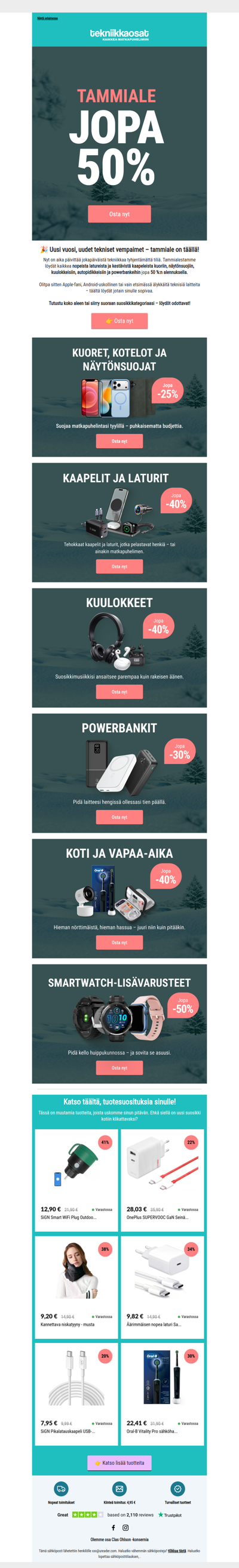 🚨 Tammiale = paras aloitus uudelle vuodelle!