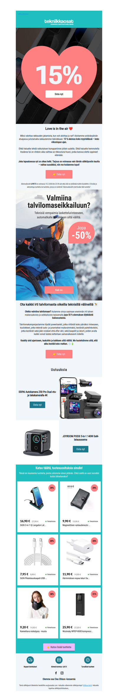 Ota varaslähtö Ystävänpäivään ❤️