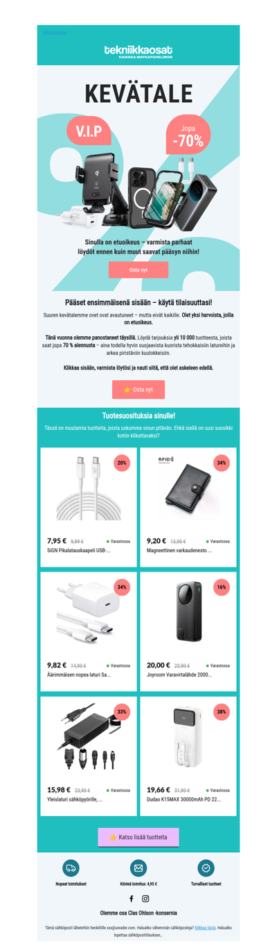 Etuoikeus kevätaleen 🚀