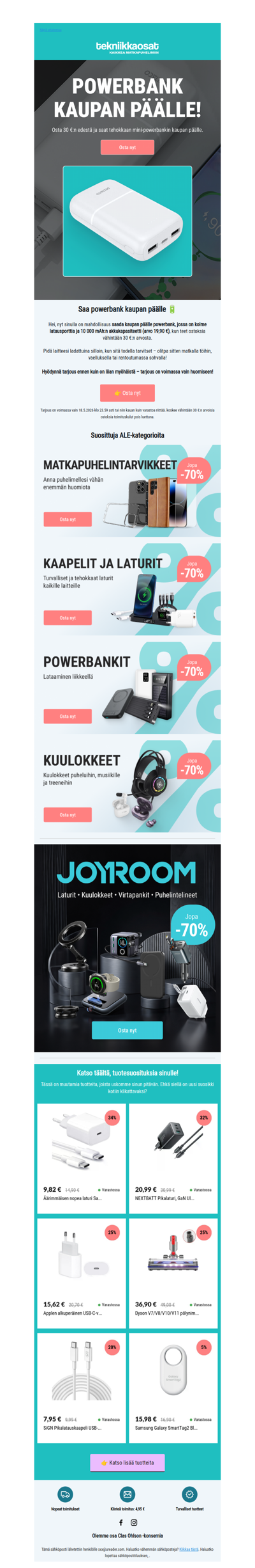 Meillä on sinulle jotain erityistä 🎉