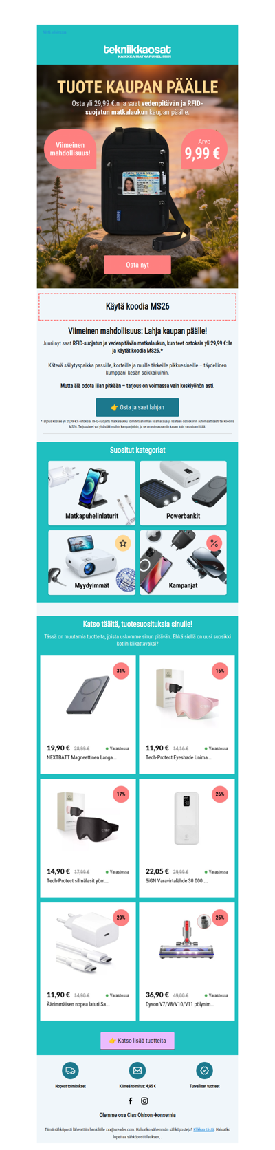🎁 Tarjouksen viimeiset tunnit!