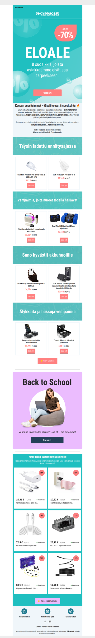 📢 Tässä on 8 juuri nyt suosituinta tuotetta