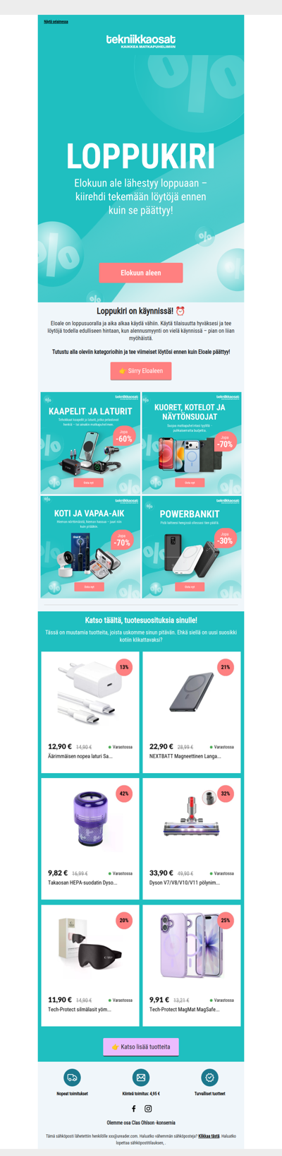 🛒 ELOKUUN ALEN LOPPUKIRI!