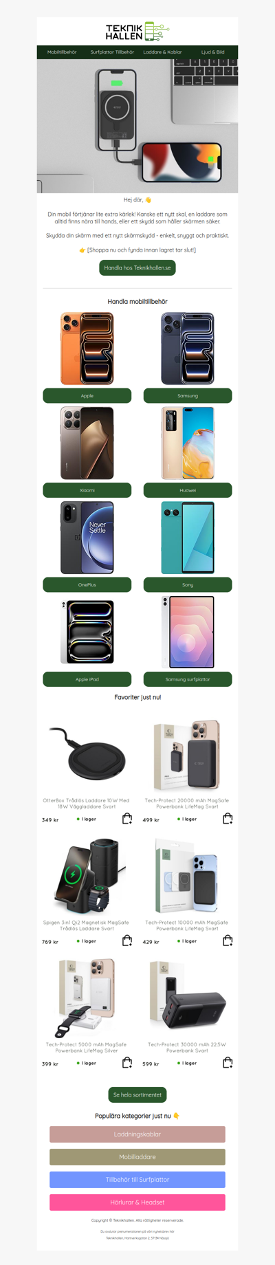 Dags för nya mobiltillbehör?