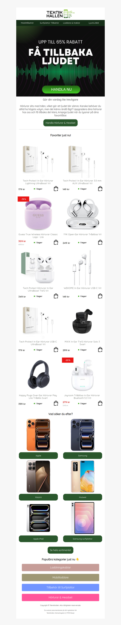 🎧 Få tillbaka det krispiga ljudet i dina hörlurar!