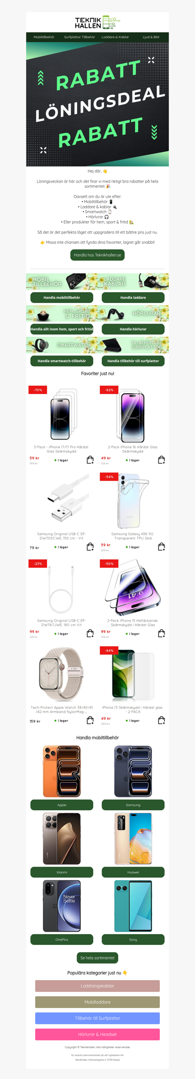 🤑 LÖNINGSVECKA = GRYMMA DEALS