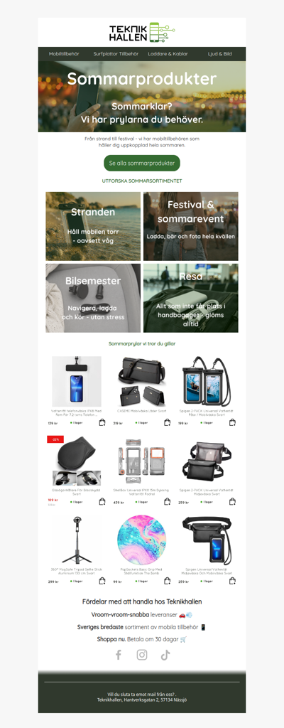 Prylarna du glömmer packa ☀️