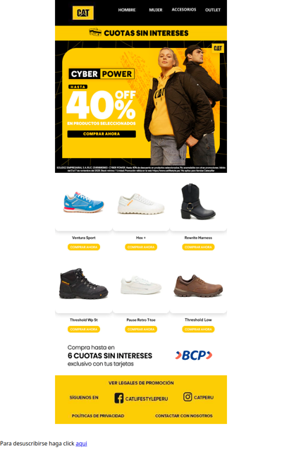 ¡Empieza el CYBER POWER!⚡️Descuentos HOY en la web