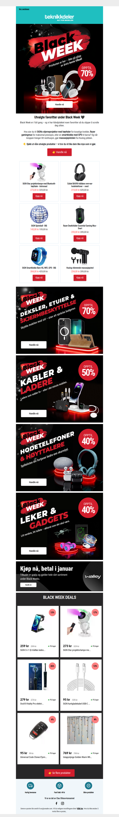 Utvalgte deals vi tror du vil like 🚀