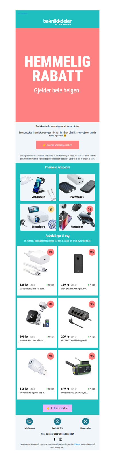 Hei der – se din hemmelige rabatt! 🤫