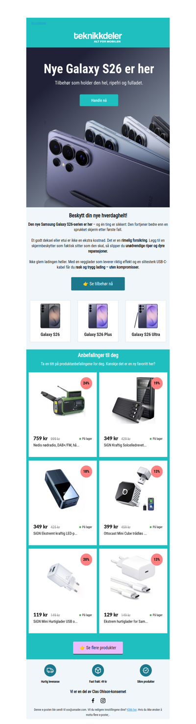 Galaxy S26-serien er her 📱