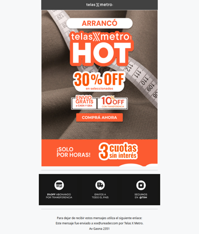TELASXMETRO HOT🔥3 CUOTAS SIN INTERÉS SOLO POR HORAS!