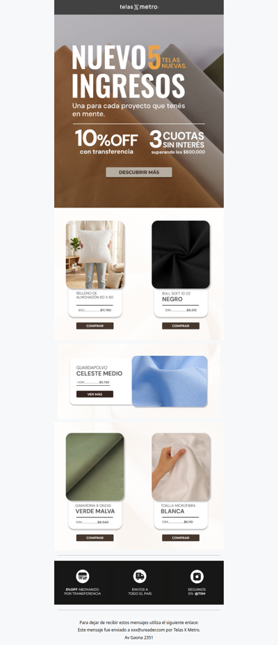 Nuevos ingresos: Telas Ideales para tus proyectos 💡