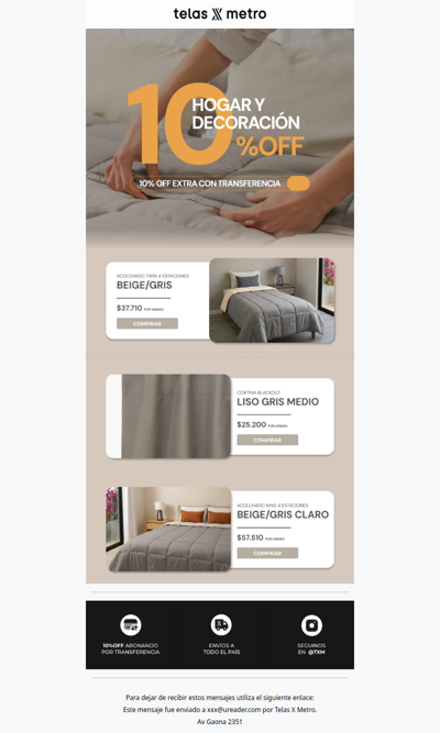 Renová tu Hogar 🏠 Hogar y Deco hasta 10%OFF