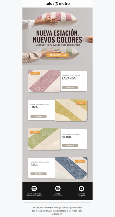 Nueva Estaciones, nuevos colores✨ Lo nuevo de esta Temporada
