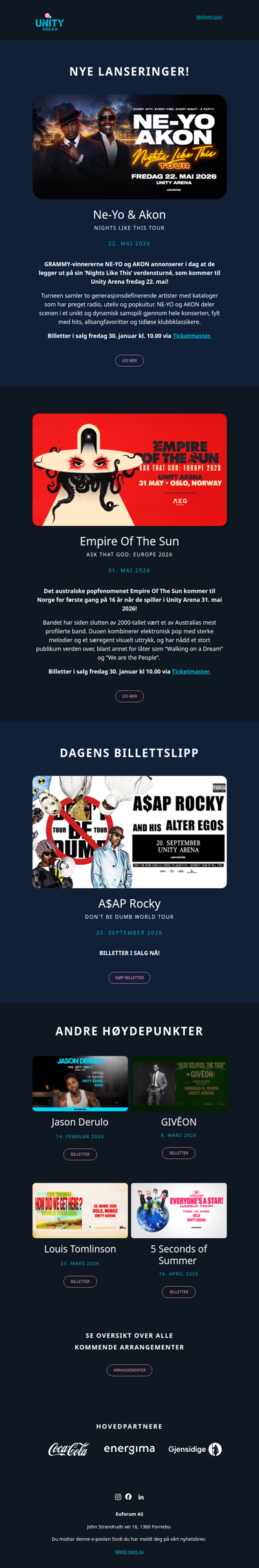 Nye lanseringer: Ne-Yo & Akon + Empire Of The Sun!