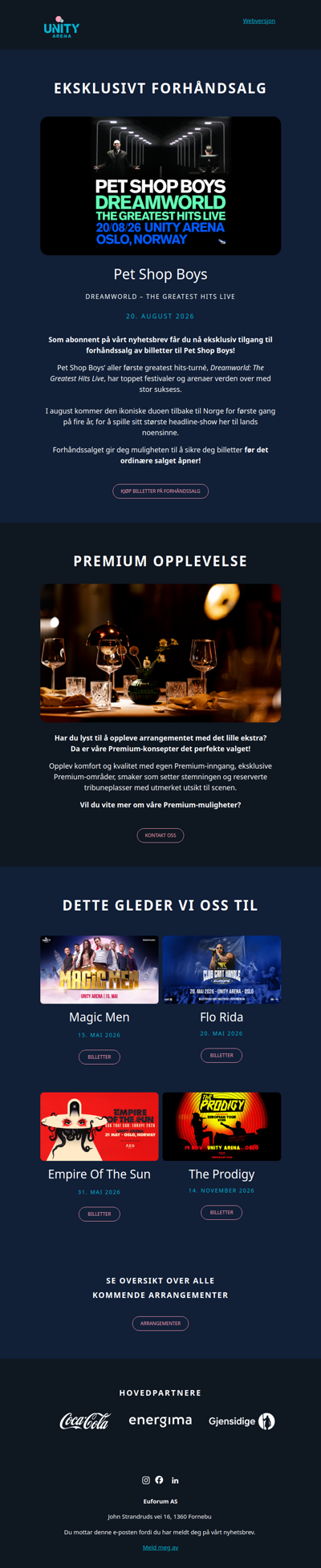 Eksklusivt forhåndssalg: Pet Shop Boys