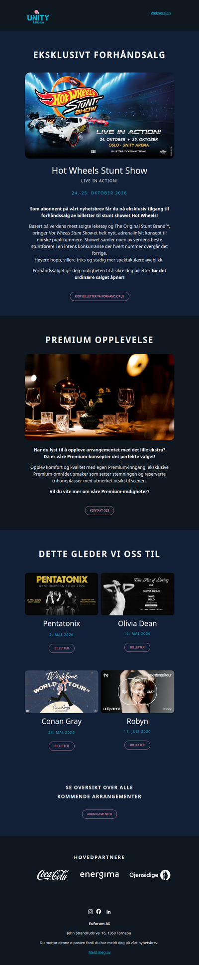 Eksklusivt forhåndssalg: Hot Wheels Stunt Show