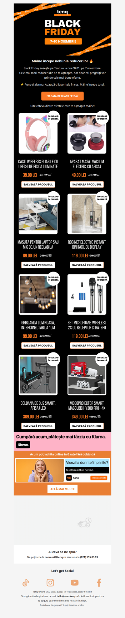 Pregătește-te ⚡ Black Friday e aproape