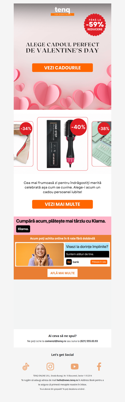 Pregătește-i cadoul de Ziua Îndrăgostiților ❤️