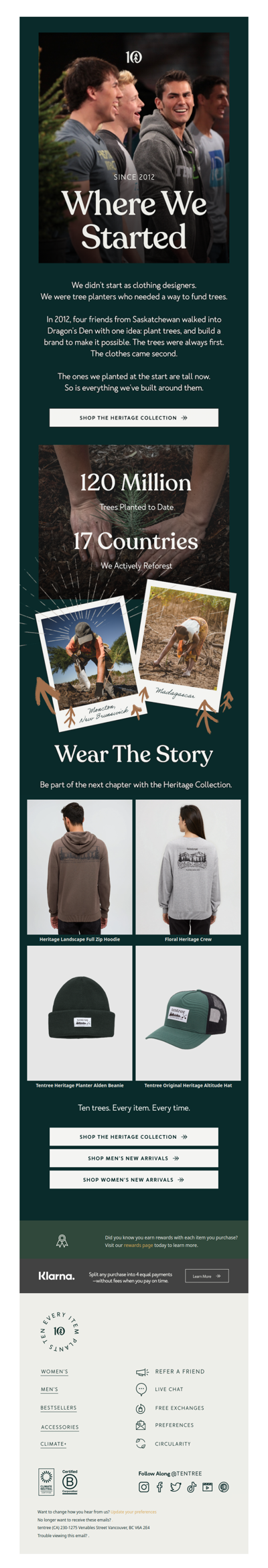 We didn't start out as Clothing Designers