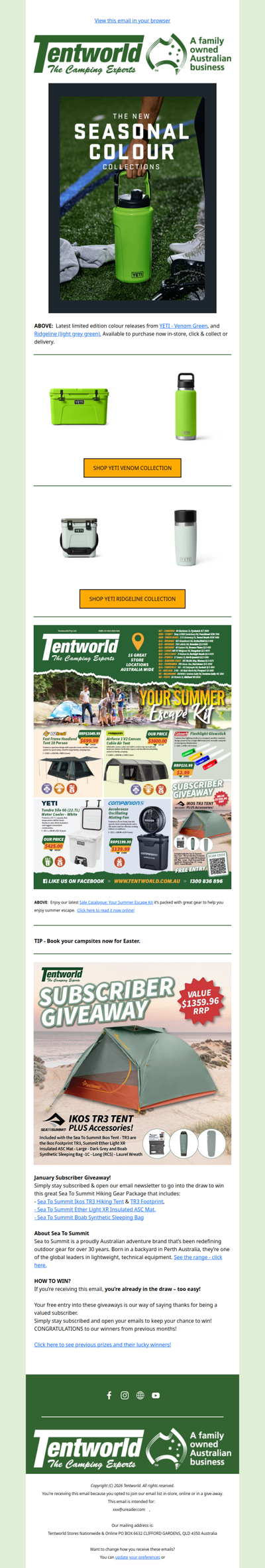 Limited Edition YETI Colours 🐍