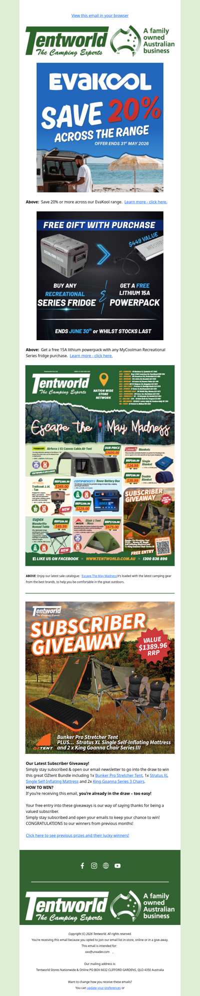 Camping Fridge Deals