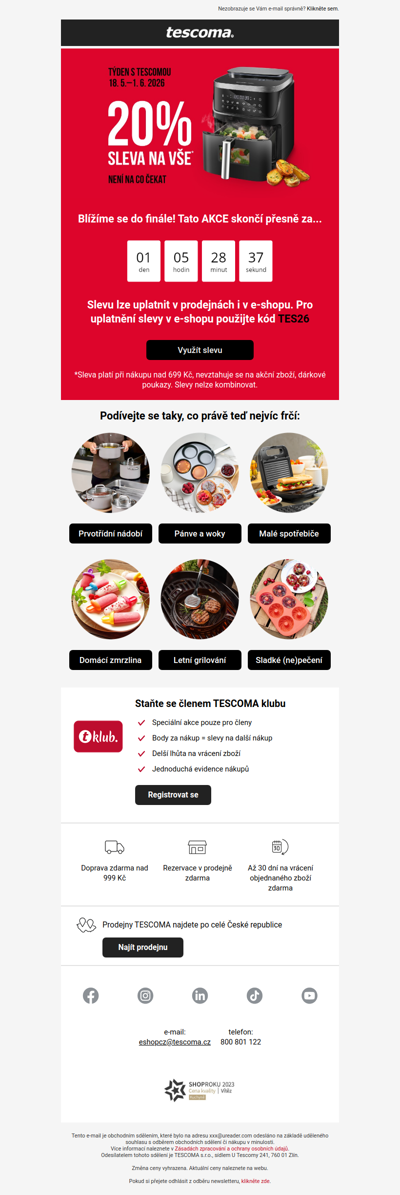 Tato sleva vám nesmí uniknout