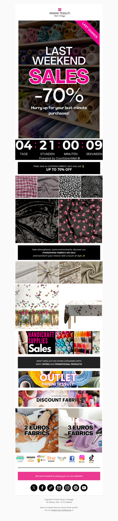 LAST WEEKEND OF SALES ‼️