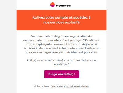 Activez votre compte et accédez à nos services exclusifs