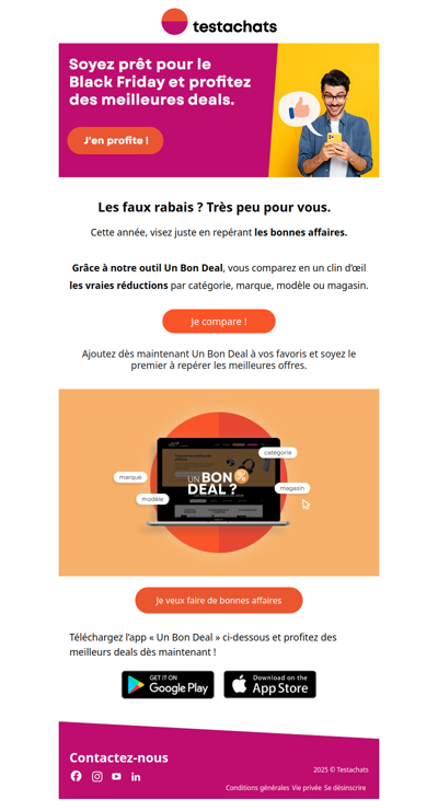 Les meilleures promos arrivent… Êtes-vous prêt à comparer ?