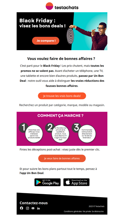 Aujourd’hui, tout le monde cherche le meilleur deal… C’est par ici ! 😉