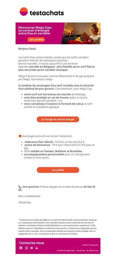 Découvrez un tarif énergie plus flexible… avec un plafond garanti