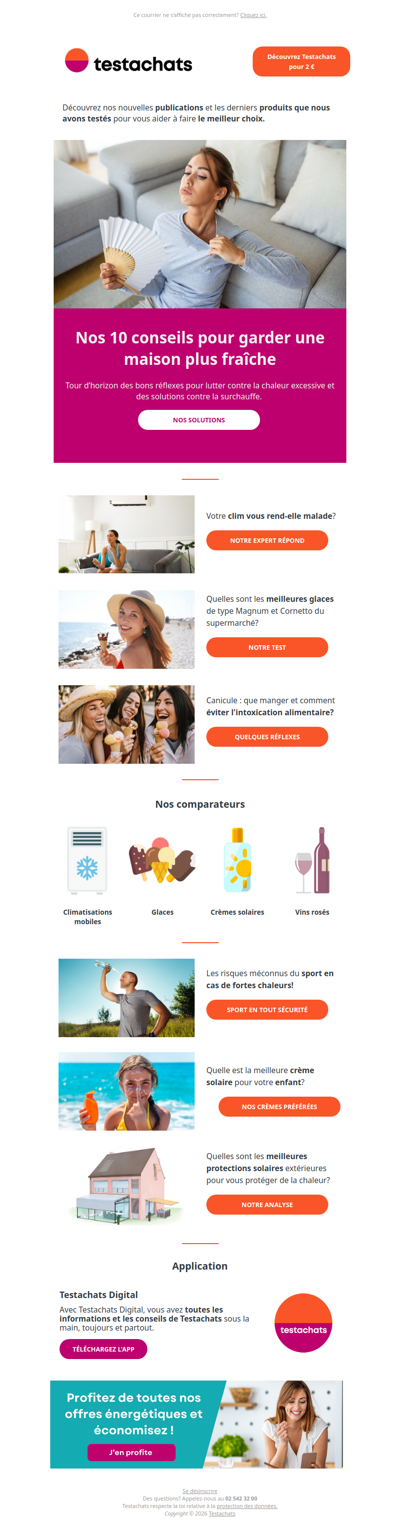 Spécial canicule : conseils, glaces, protections solaires… on a tout testé pour vous !